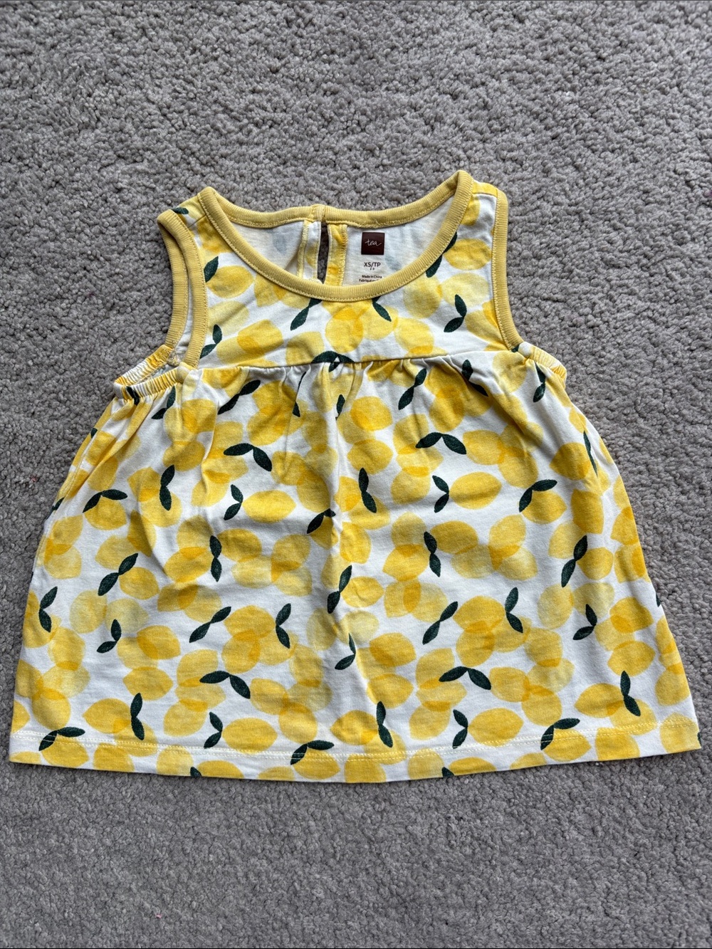 Tea Collection lemon-print swing tank!